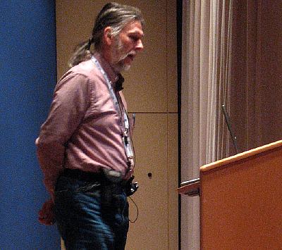 Jim Melton presenting