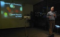 José Manuel Alonso talking