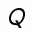 MATHEMATICAL SANS-SERIF BOLD ITALIC CAPITAL Q