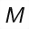 MATHEMATICAL SANS-SERIF BOLD ITALIC CAPITAL MU