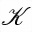 MATHEMATICAL BOLD SCRIPT CAPITAL K