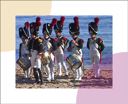 Example of the video element
partially obscured by regular SVG graphics