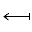 LONG LEFTWARDS ARROW FROM BAR
