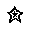 HEAVY OUTLINED BLACK STAR