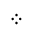 FOUR DOT PUNCTUATION
