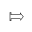 RIGHTWARDS WHITE ARROW FROM WALL