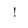 SMALL EXCLAMATION MARK