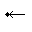 LEFTWARDS ARROW TO BLACK DIAMOND