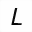 MATHEMATICAL SANS-SERIF BOLD ITALIC CAPITAL L