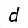 MATHEMATICAL SANS-SERIF BOLD ITALIC SMALL D