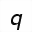 MATHEMATICAL SANS-SERIF BOLD ITALIC SMALL Q