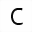 MATHEMATICAL MONOSPACE CAPITAL C