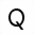 MATHEMATICAL MONOSPACE CAPITAL Q