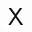 MATHEMATICAL MONOSPACE CAPITAL X