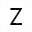 MATHEMATICAL MONOSPACE CAPITAL Z