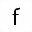 MATHEMATICAL MONOSPACE SMALL F