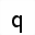 MATHEMATICAL MONOSPACE SMALL Q