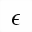 MATHEMATICAL ITALIC SMALL EPSILON