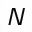 MATHEMATICAL SANS-SERIF BOLD ITALIC CAPITAL NU