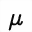 MATHEMATICAL SANS-SERIF BOLD ITALIC SMALL MU
