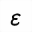 MATHEMATICAL SANS-SERIF BOLD ITALIC EPSILON SYMBOL